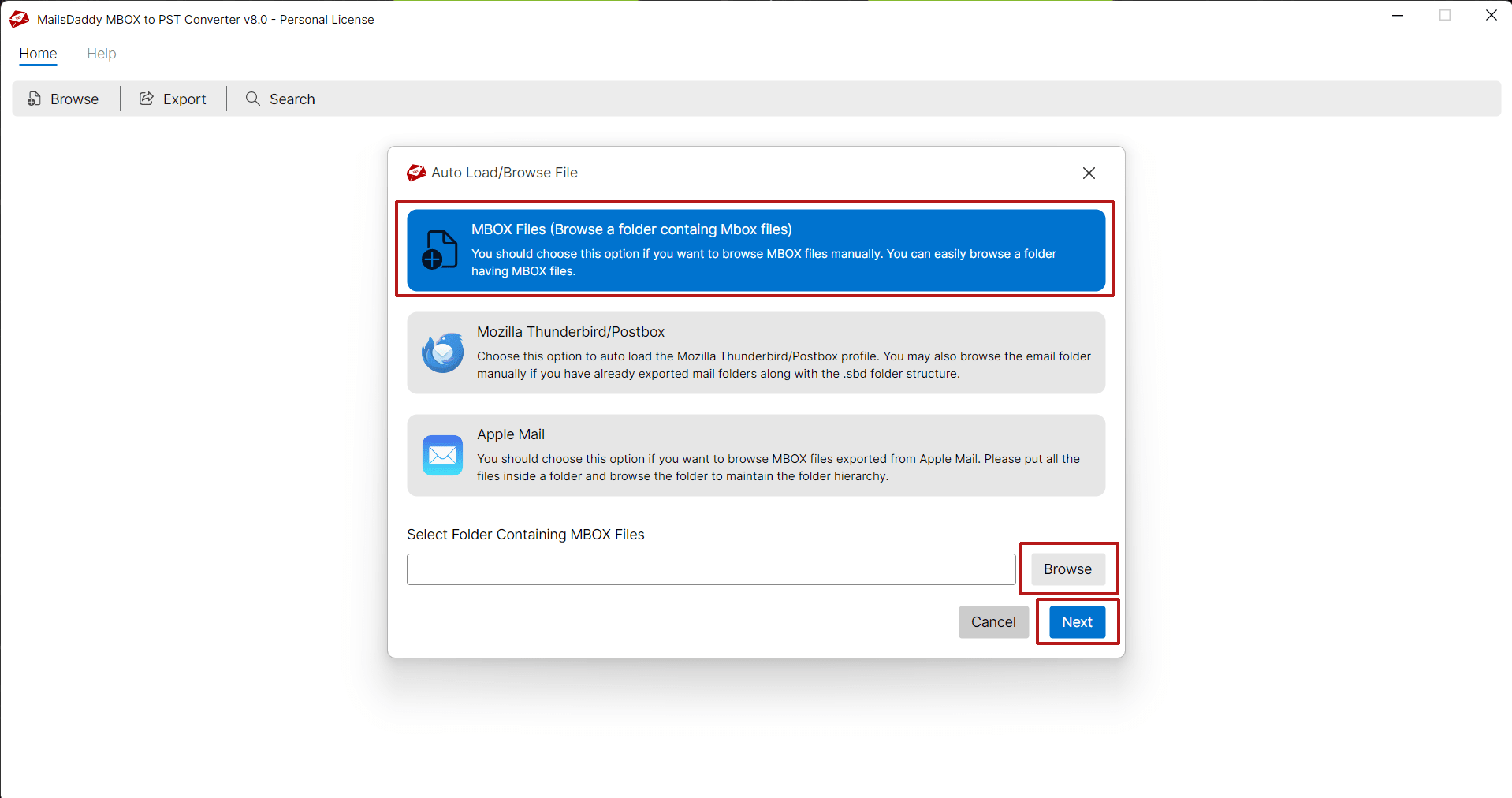 MailsDaddy MBOX to PST Converter - Convert MBOX file to Outlook PST format media 3