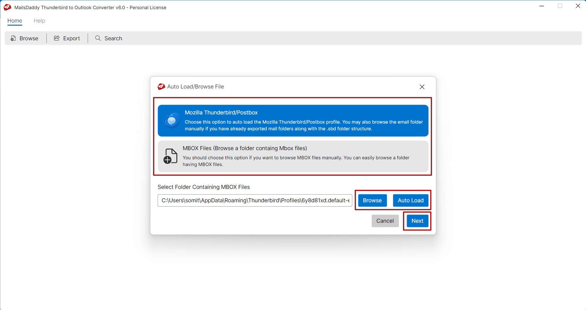 MailsDaddy Thunderbird to Outlook Converter media 3
