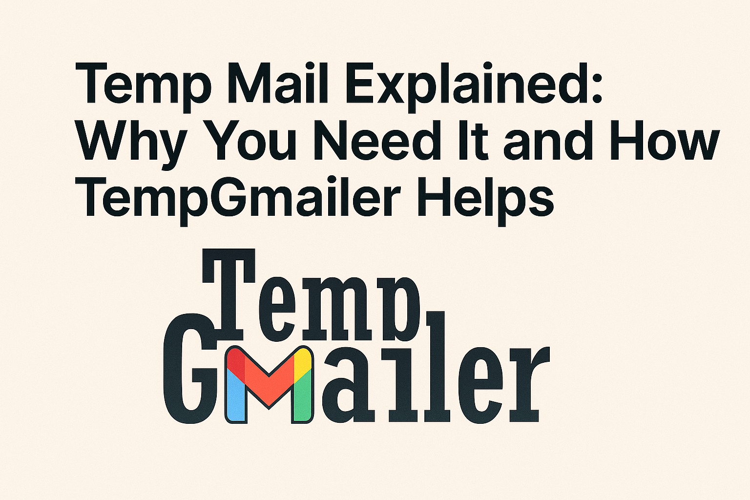 Temp Mail Explained: Why You Need It and How TempGmailer Helps