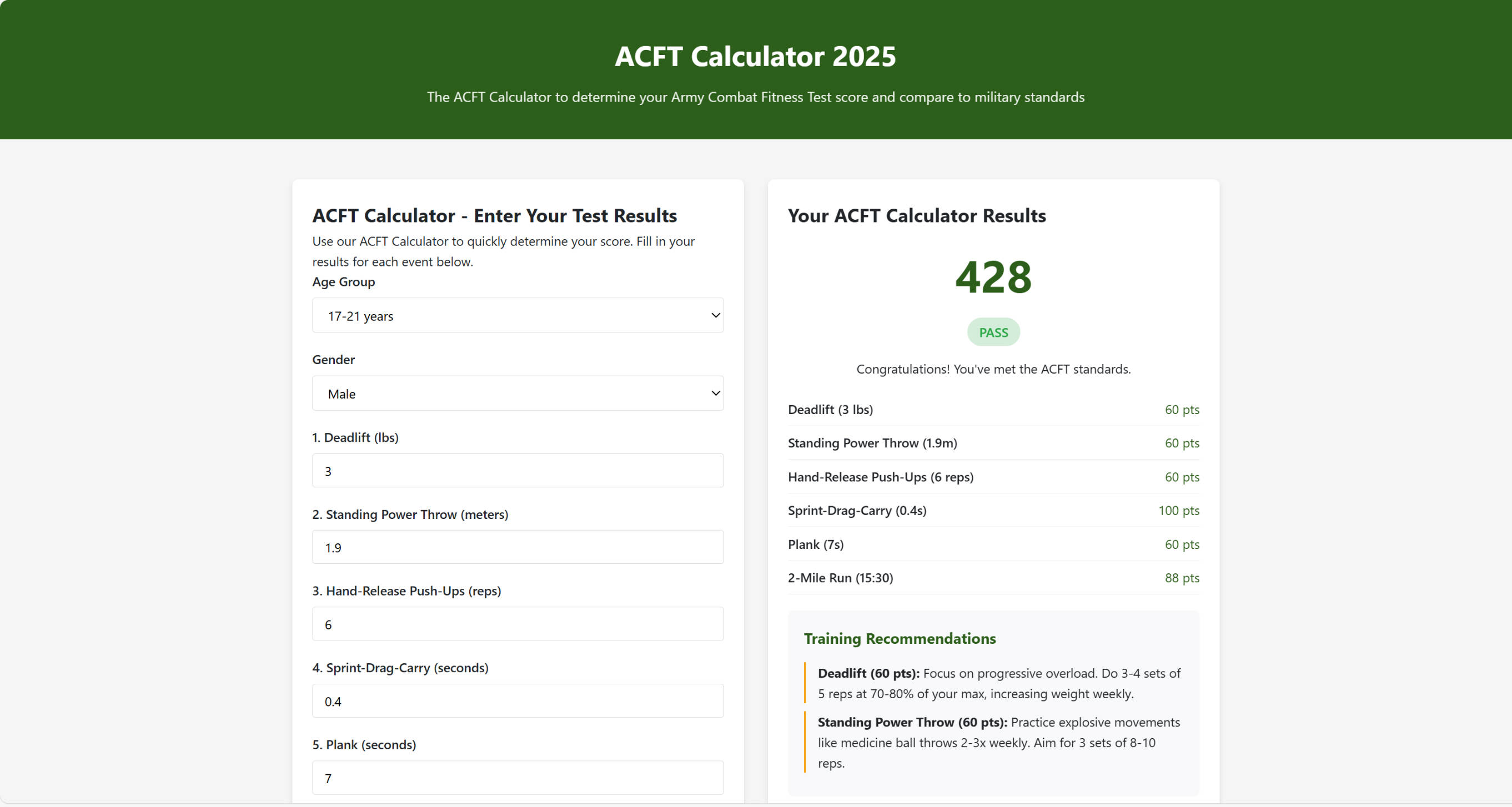 acftcalculator
