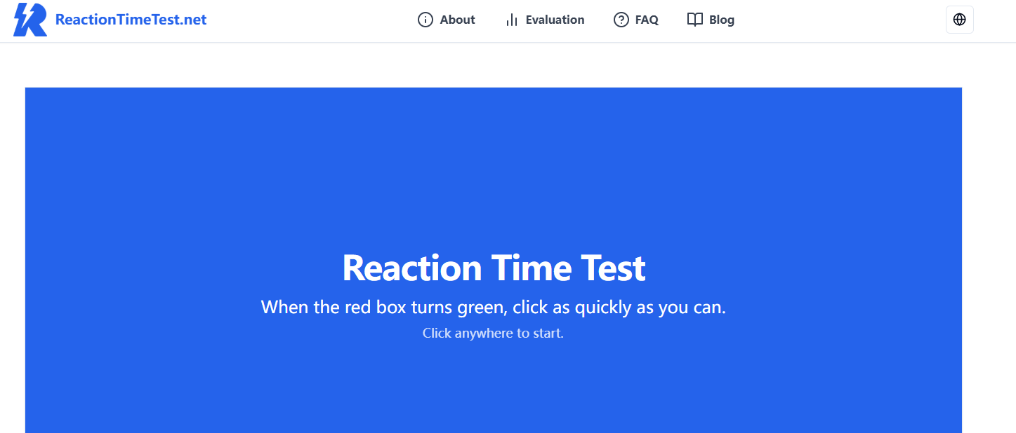 Mídia 1 de Teste de tempo de reação - web