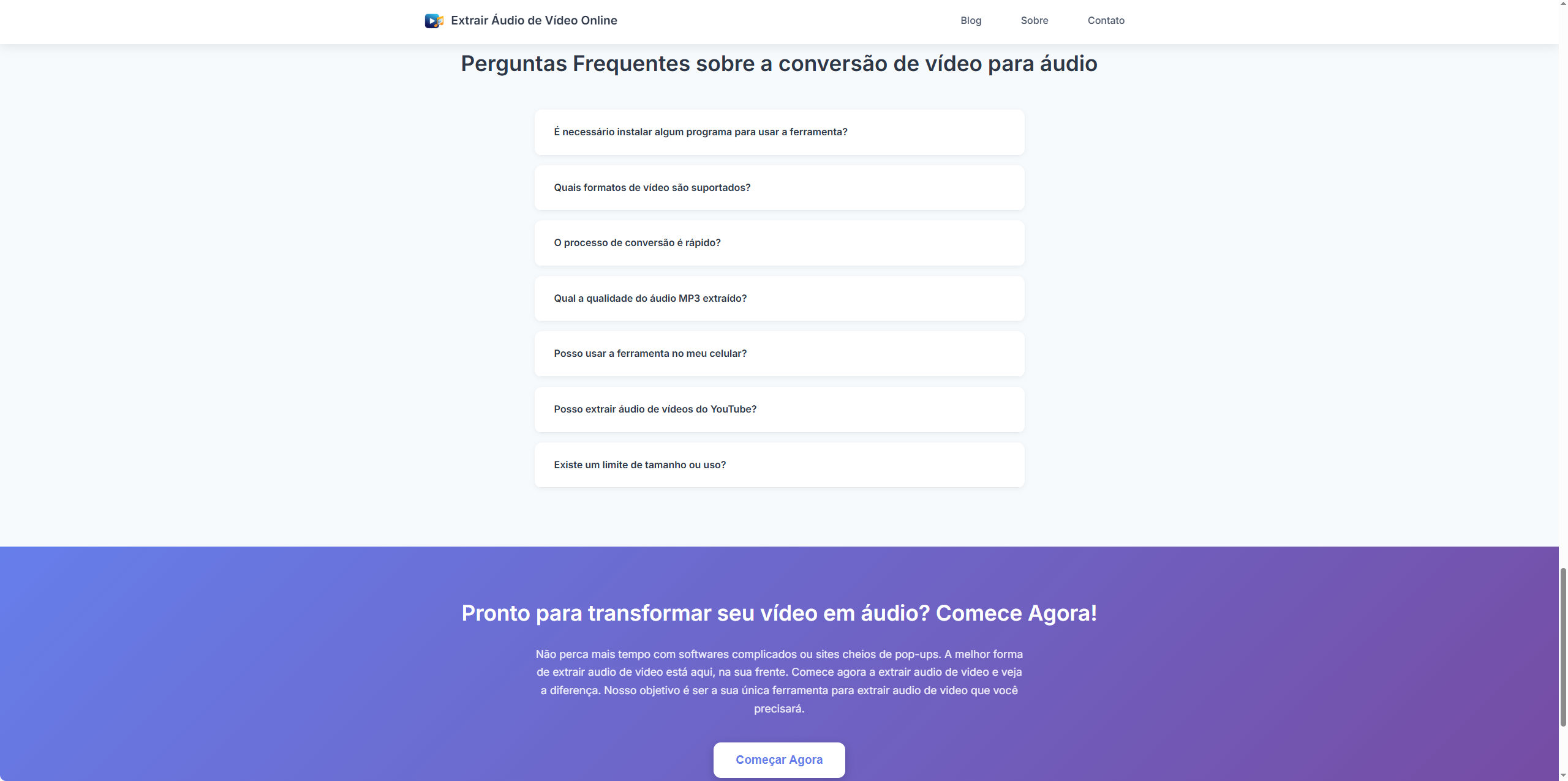 Estrai audio video online media 3