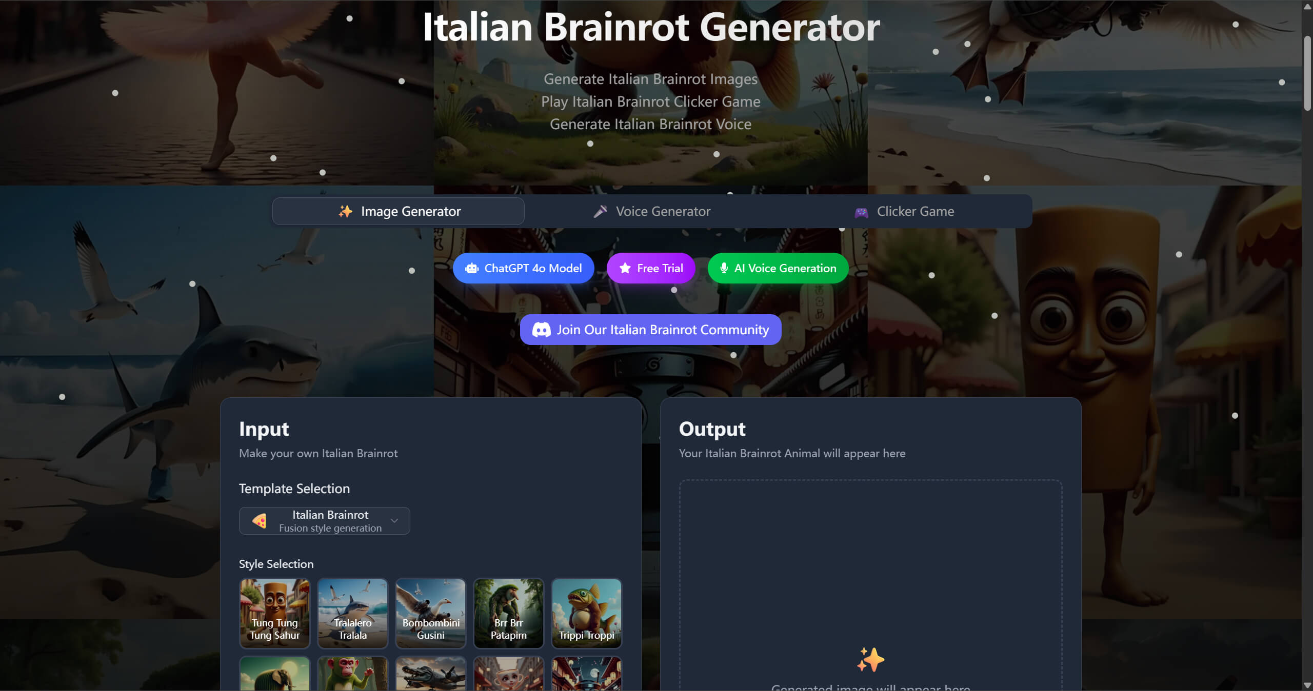 Italiaanse Brainrot Generator