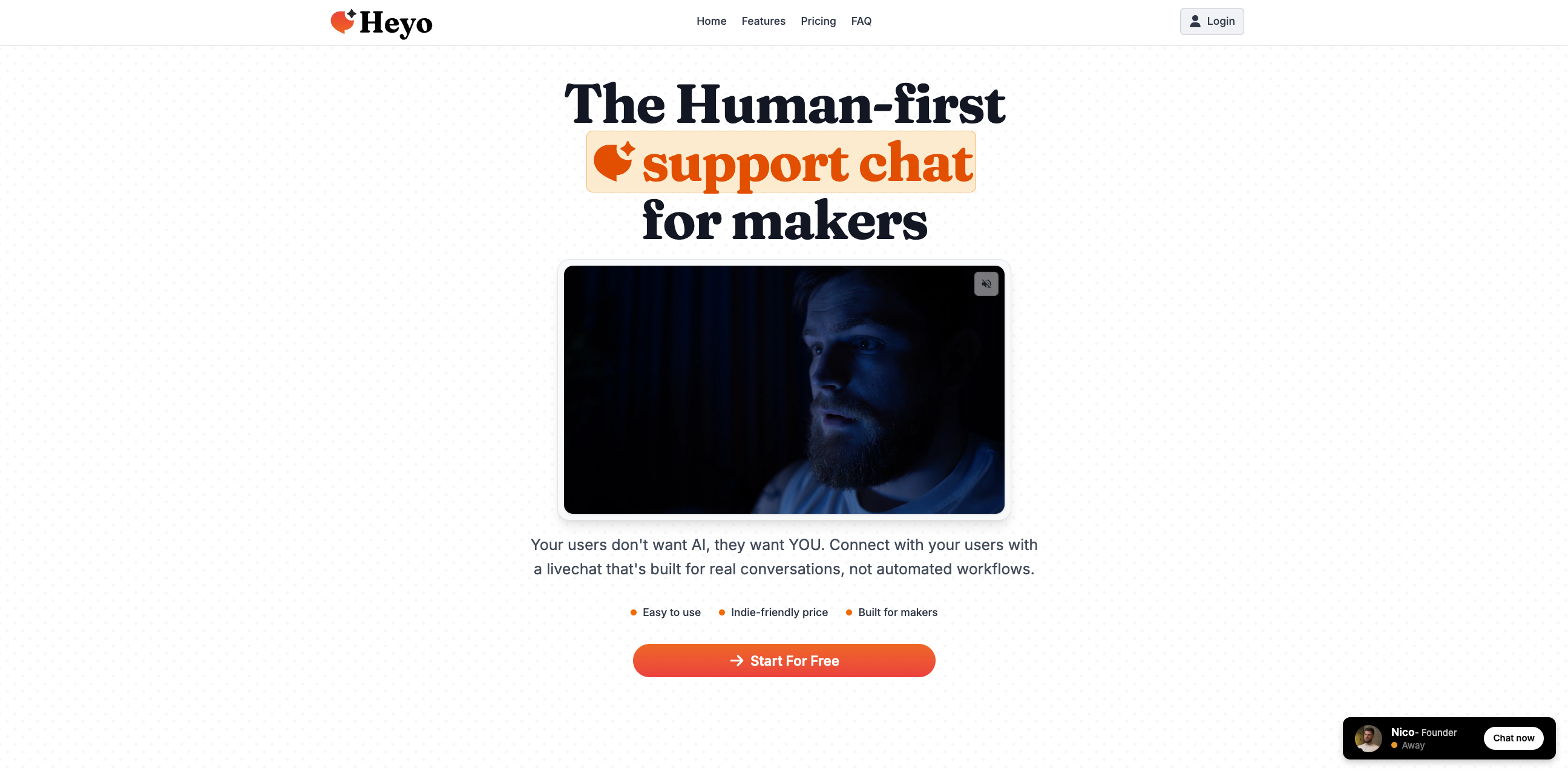 Heyo.so - El humano primero livechat media 1