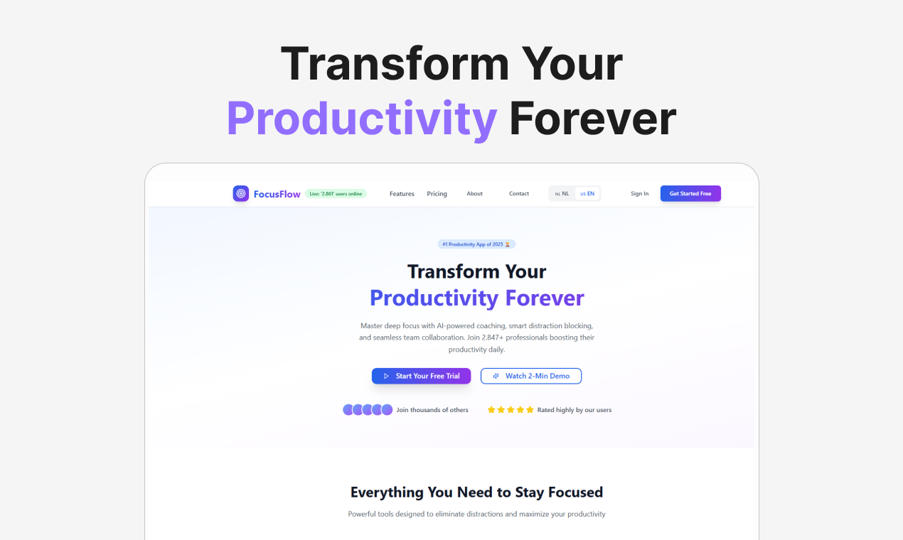 Mídia 2 de Focus Flows - Transforme sua produtividade para sempre