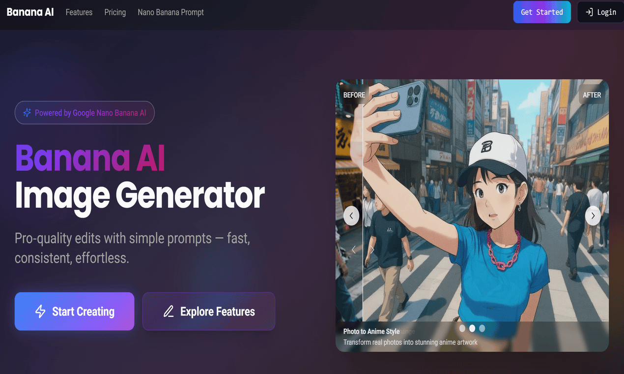 Média Banana tu as - Générateur d'images de banane AI 1