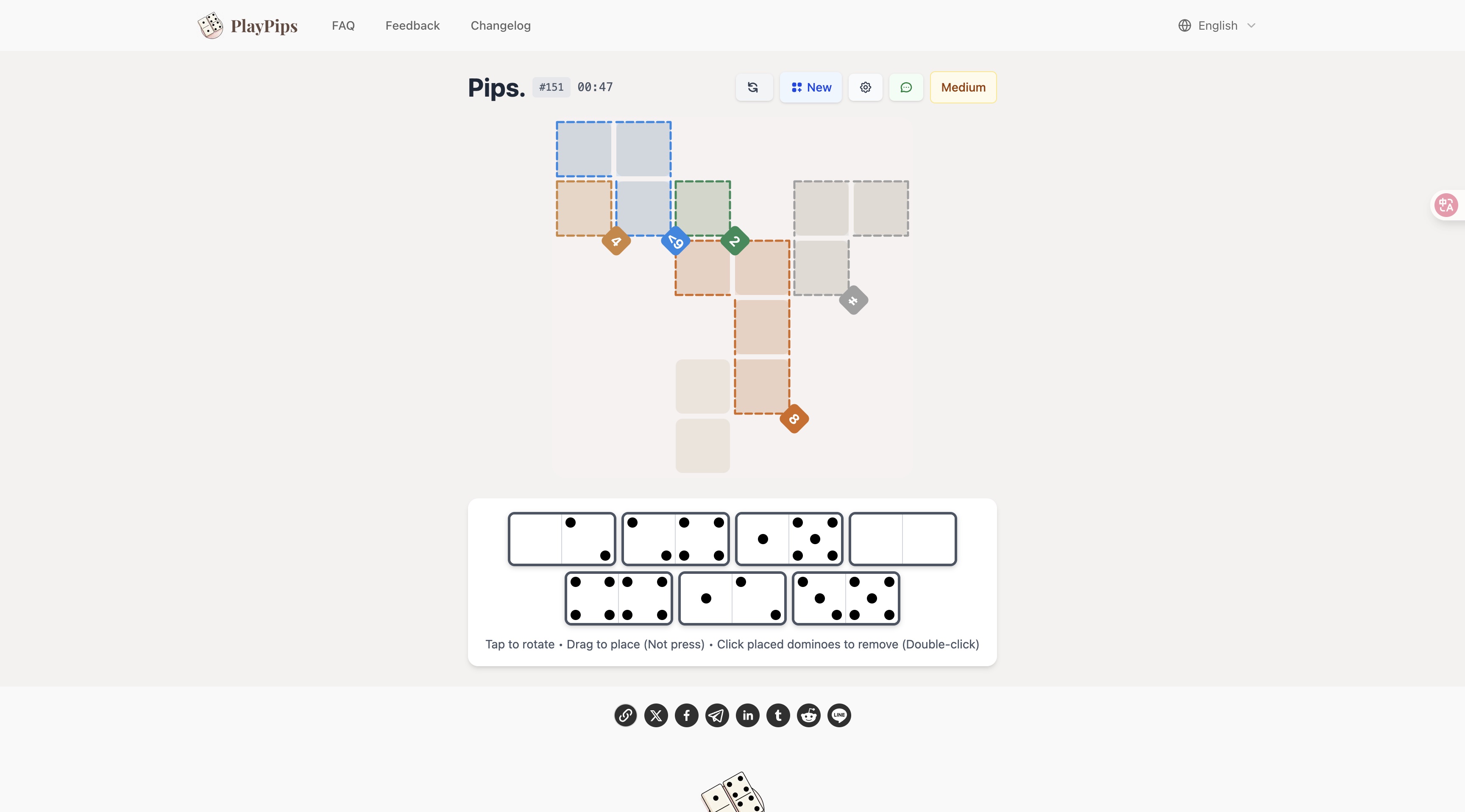 Gioco dei pips - Playpips offre enigmi logici illimitati con gameplay a base di Domino. media 1