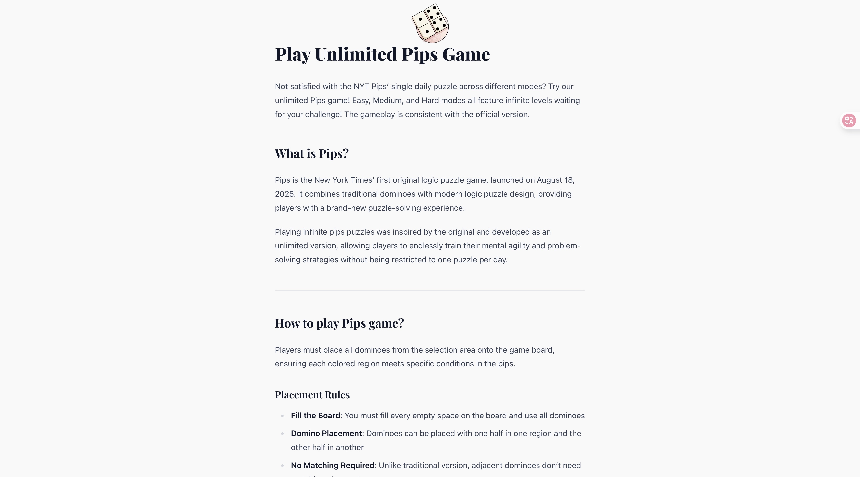 Gioco dei pips - Playpips offre enigmi logici illimitati con gameplay a base di Domino. media 2