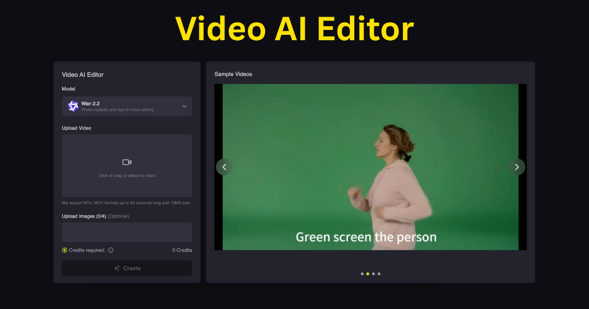 Média Vidéo que vous avez éditeur - Éditeur vidéo AI en ligne gratuit - Modifier les vidéos avec du texte 1