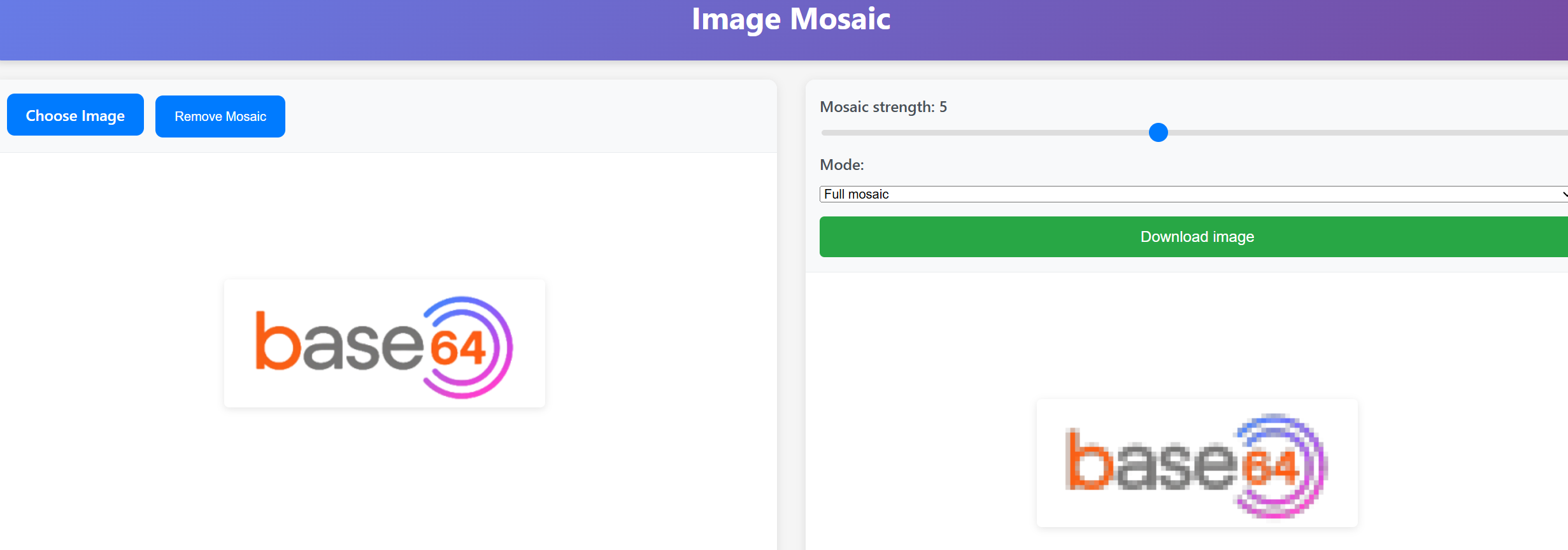 image mosaïque ai