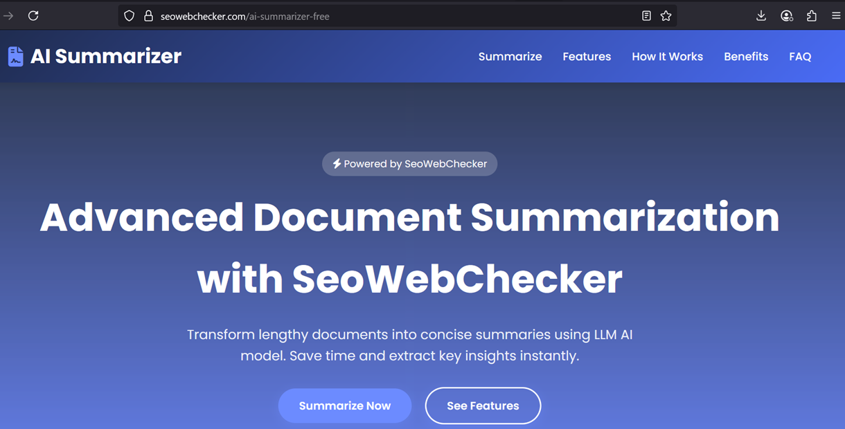 Média SEOWebChecker - Outils d'IA SEO dans l'automatisation 1
