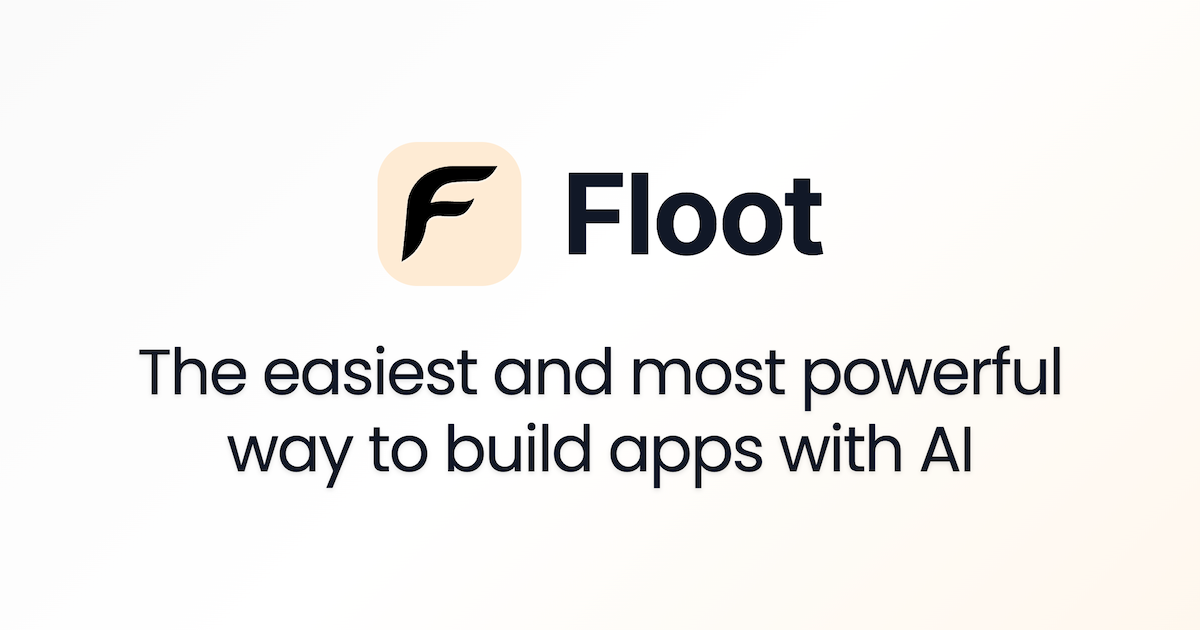 Floota - vibecoding, vibe coding, no code, AI app builder, website builder media 1