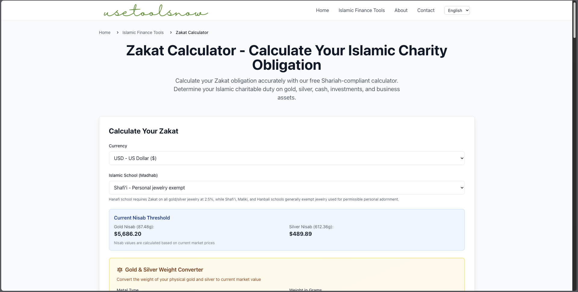 Média Calculateur de Zakat - Calculez votre Zakat avec précision - outil financier fiable et conforme à la charia pour les musulmans du monde entier. 3