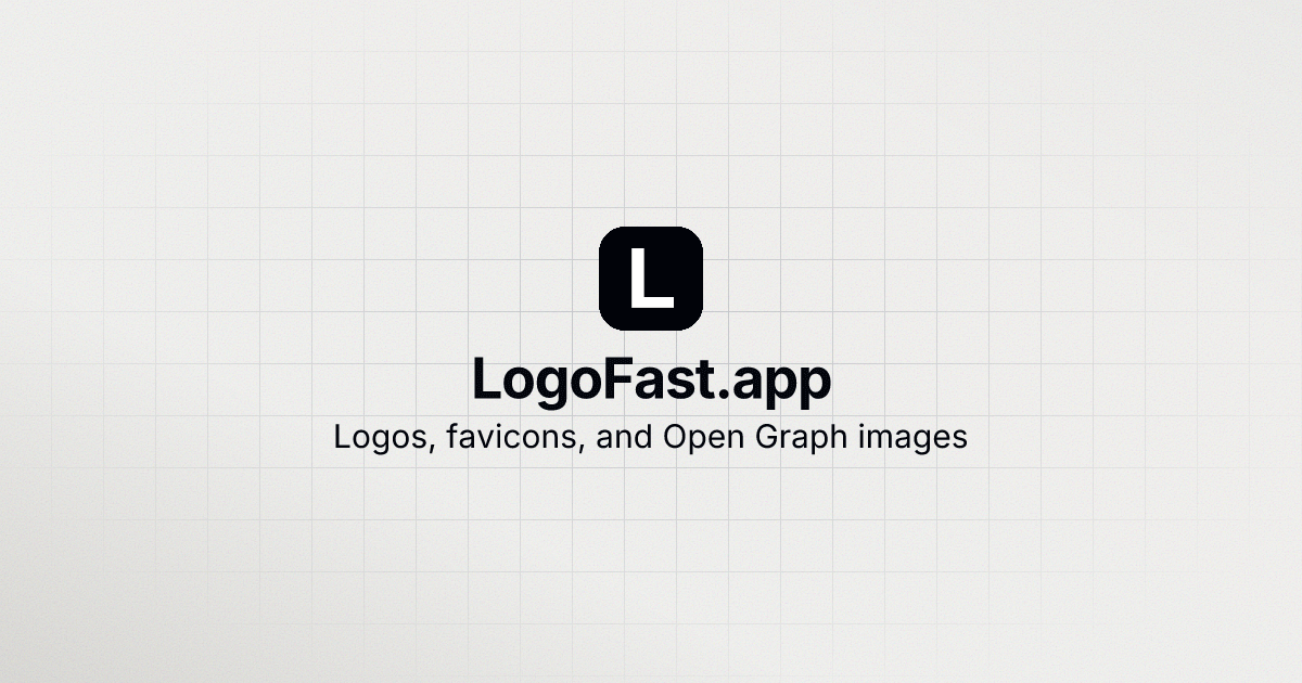 LogoFast.app - 전문적인 로고, 파비콘, 오픈 그래프 이미지를 단 몇 초만에 만들어보세요. 미디어 1