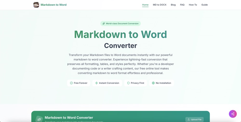 Word에 대한 새로운 Markdown - Markdown을 Word로 – 무료 온라인 변환기 미디어 1