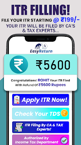간편한 반품 ITR 제출 앱 - 인도, 우리와 함께 ITR 제출 - 전문가 제출 미디어 2