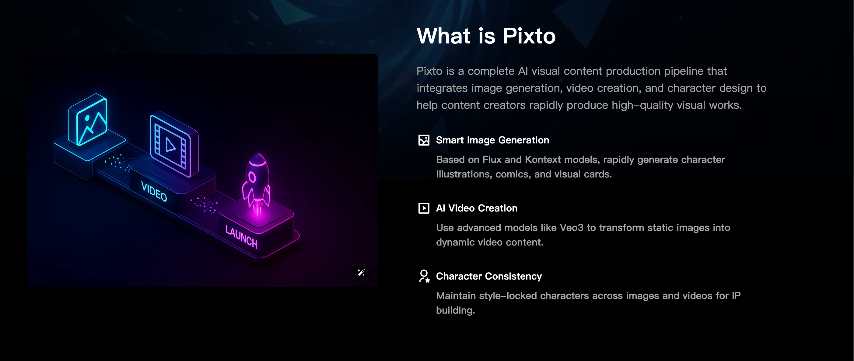 픽스토 AI - 원스톱 AI 이미지 및 비디오 생성 플랫폼 미디어 1