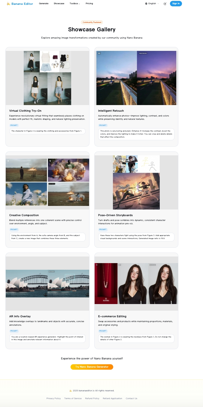 바나나에디터 - AI 기반 스마트 이미지 편집 도구 미디어 1