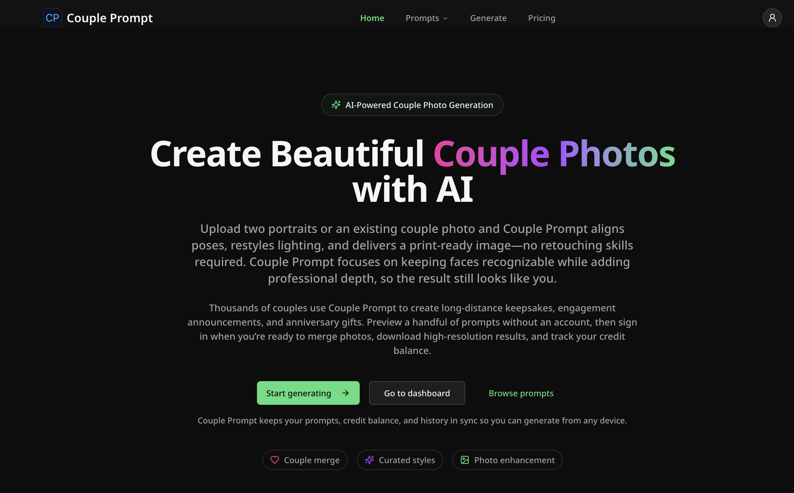 커플 프롬프트 - "현대 커플을 위한 AI 사진관" 미디어 2
