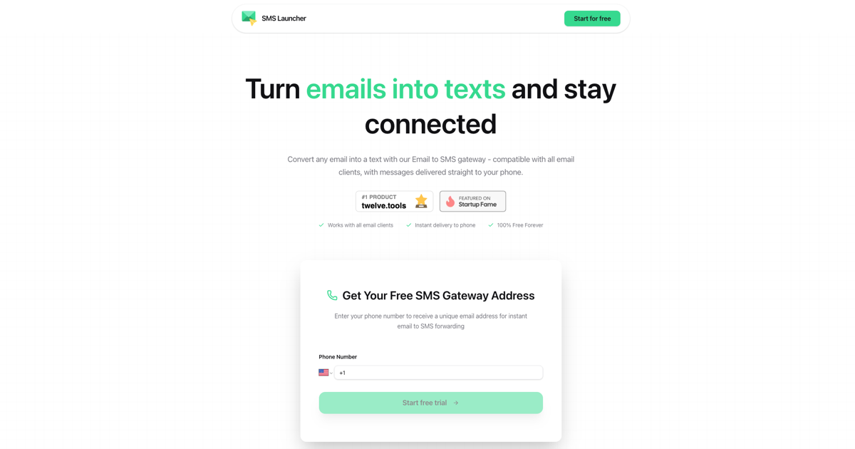 SMS 실행기 - SMS 게이트웨이로 이메일 보내기 |문자 서비스로 이메일 보내기 미디어 1