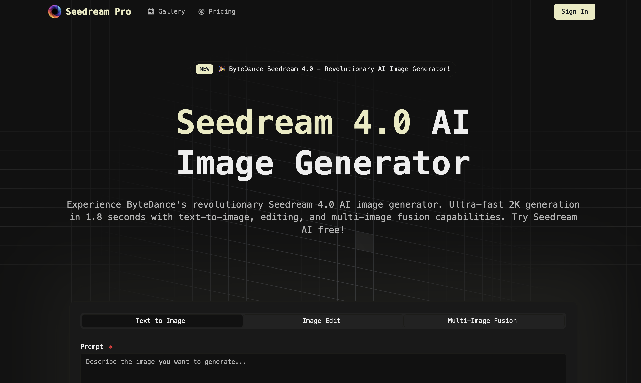 SeedReam Pro - ByteDance의 AI 이미지 생성기 미디어 1