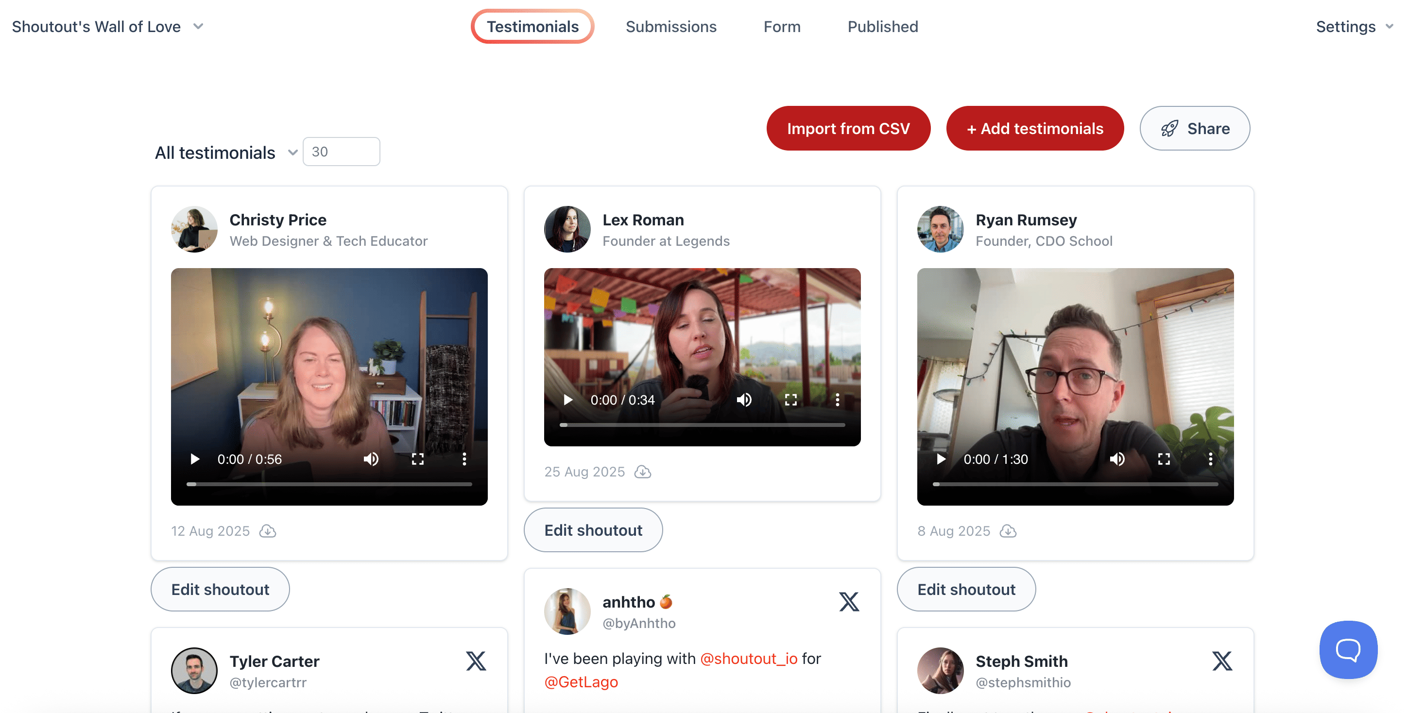 외침 - 전환에 도움이 되는 사용후기를 수집하고 포함하세요. 미디어 2