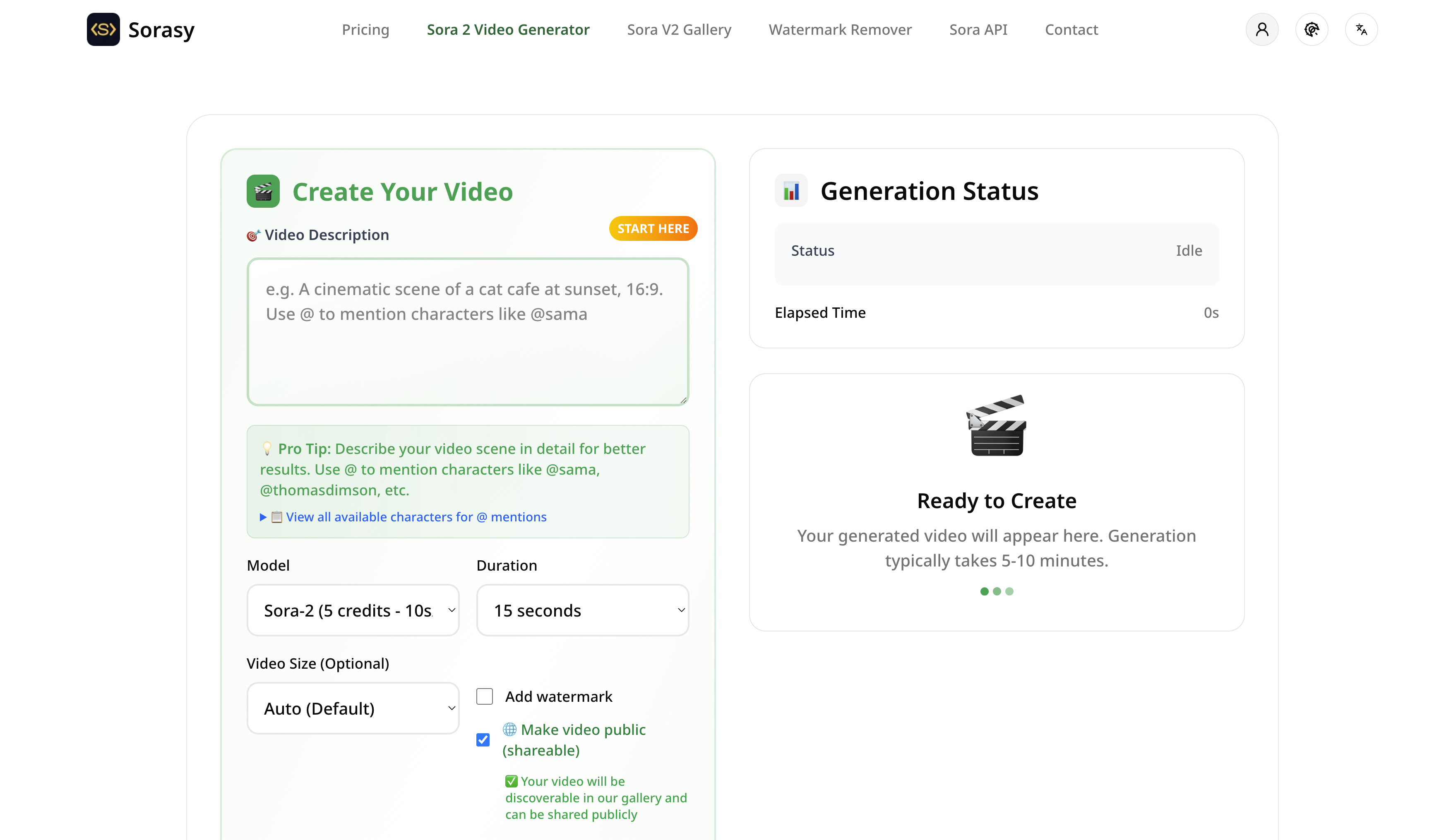 질문은 - Sora 2 비디오 생성 플랫폼 |AI 비디오 크리에이터 미디어 2