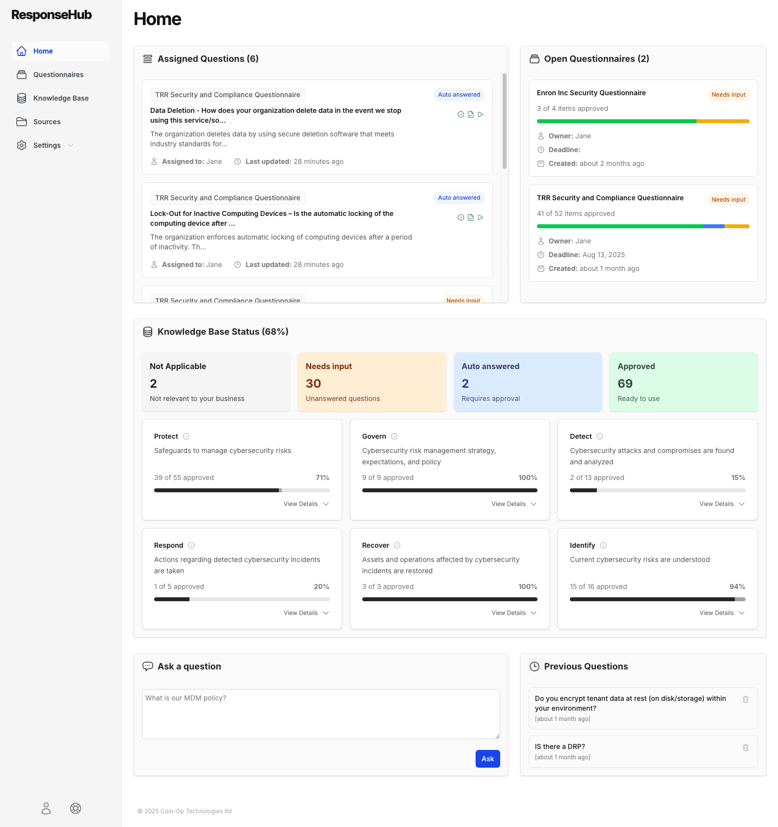 レスポンスハブ
