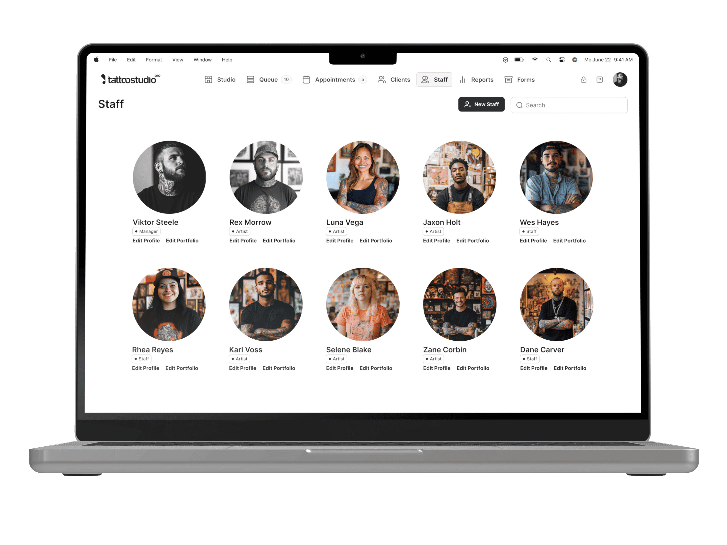 문신 스튜디오 프로 - 올인원 문신 비즈니스 운영 체제. 미디어 2