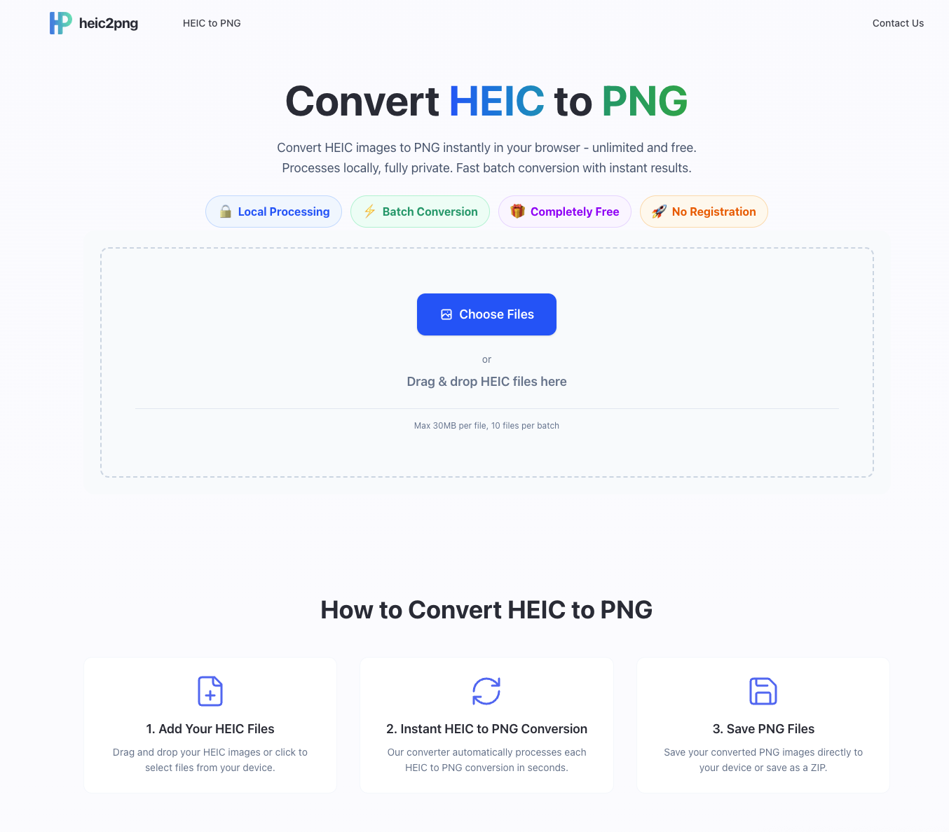heic2png - HEIC를 PNG로 변환하는 변환기 - 브라우저에서 즉시 HEIC 이미지를 PNG로 변환하세요. 무제한이며 무료입니다.Processes locally, fully private.Fast batch conversion with instant results. 미디어 1
