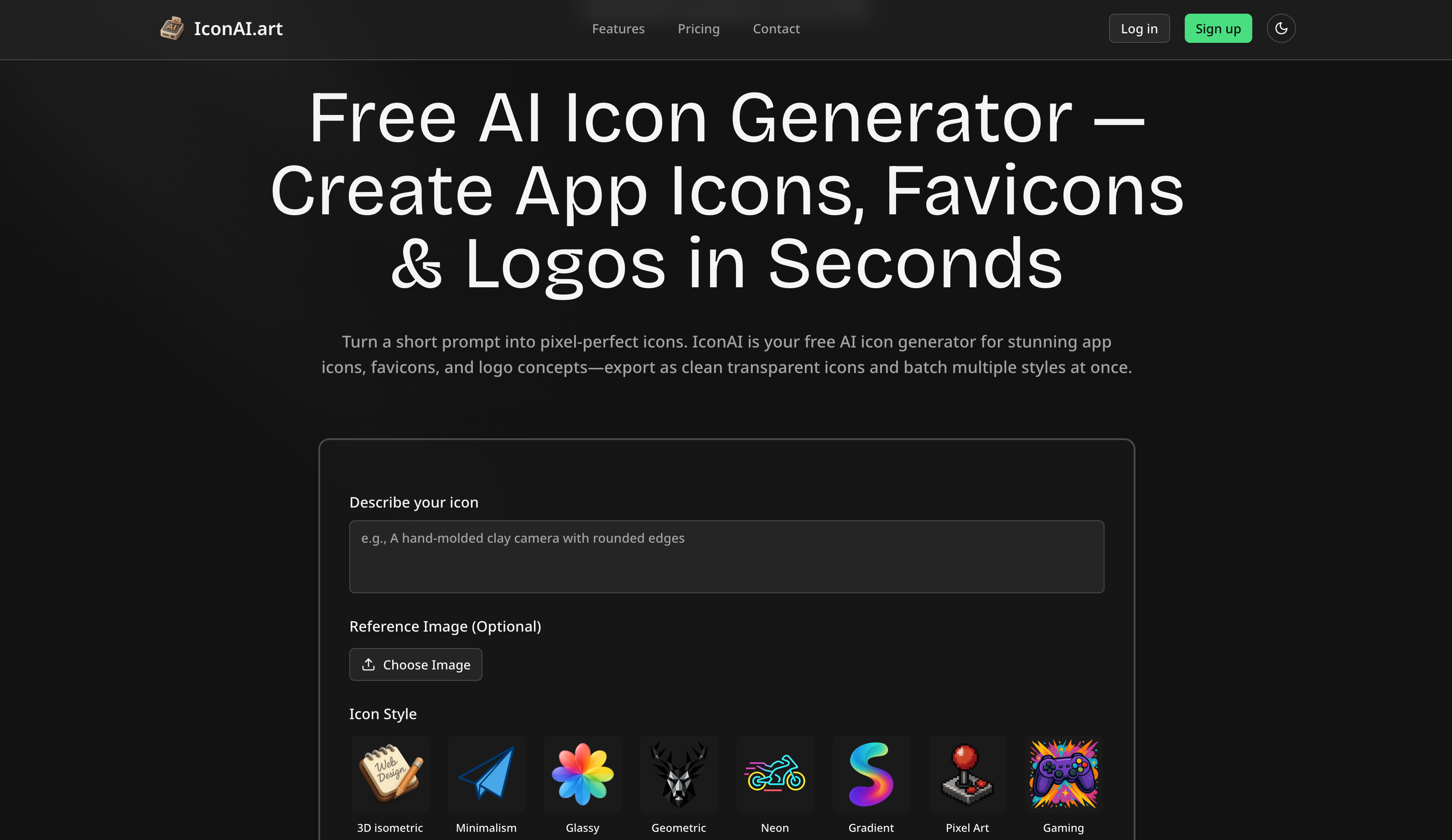 상 - 무료 AI 아이콘 생성기 — 몇 초 만에 앱 아이콘, 파비콘, 로고 만들기 미디어 1