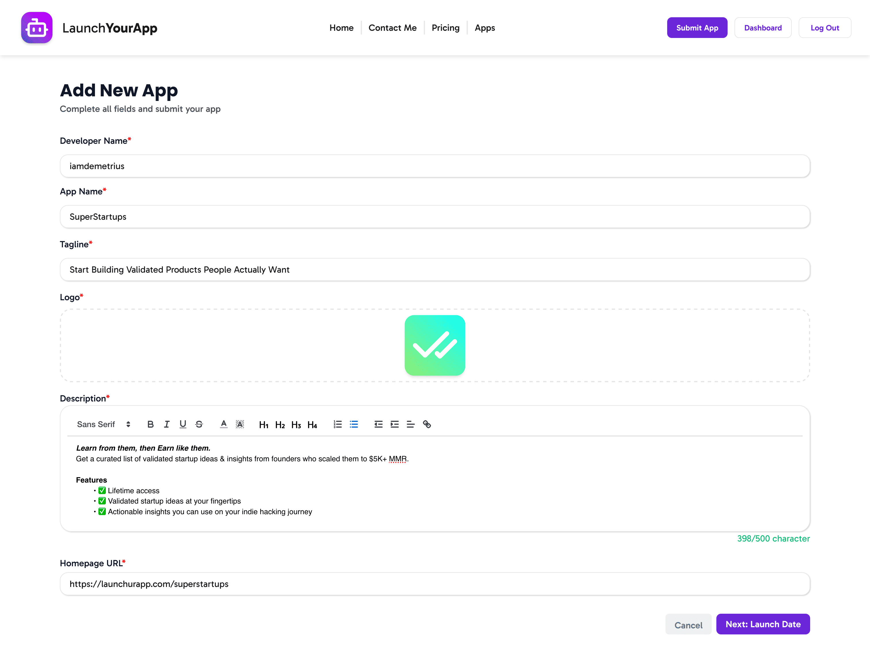 LaunchYourApp - 제품 성장을 위한 출시 플랫폼 미디어 1