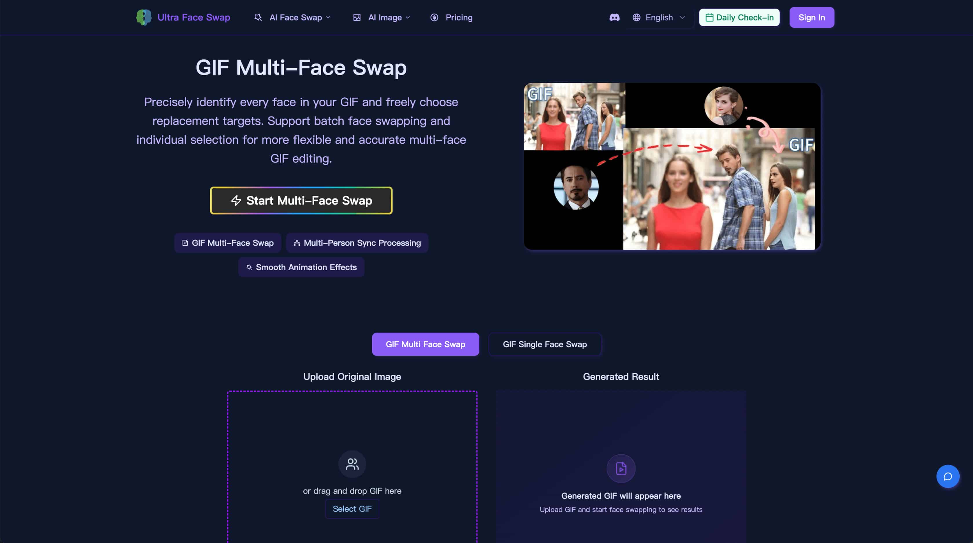 울트라 페이스 스왑 - 사진, GIF, 비디오를 위한 전문 AI 얼굴 교환 미디어 4