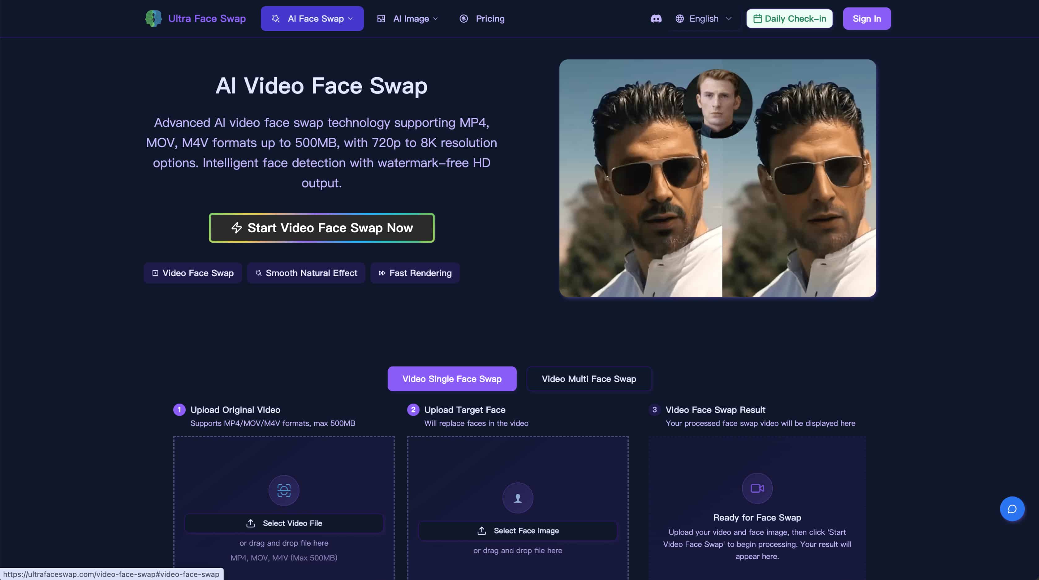 울트라 페이스 스왑 - 사진, GIF, 비디오를 위한 전문 AI 얼굴 교환 미디어 5