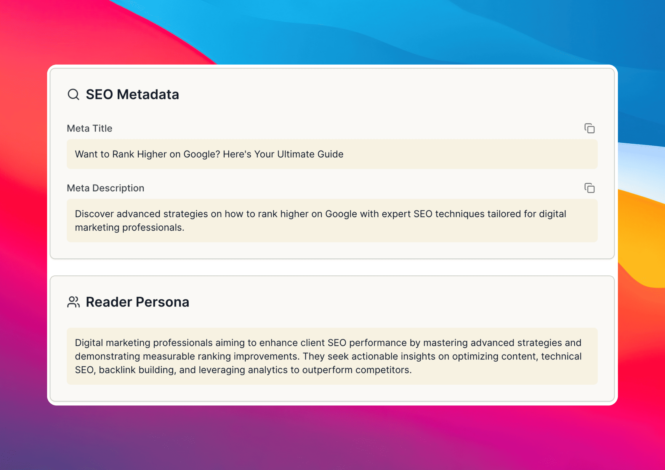 HypeSuite AI - Google에서 순위를 매기는 AI SEO 시스템 미디어 1