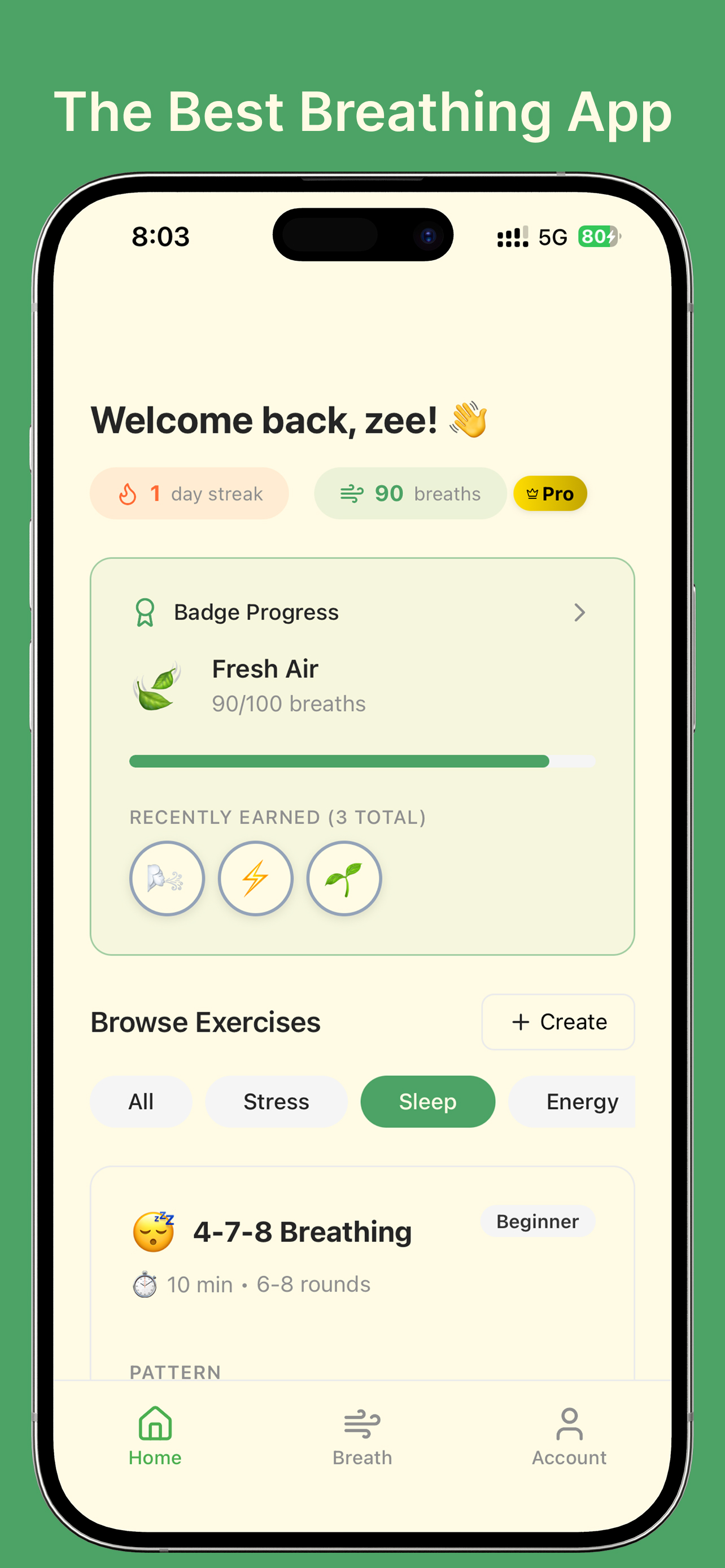 Breathworkk: 呼吸アプリ