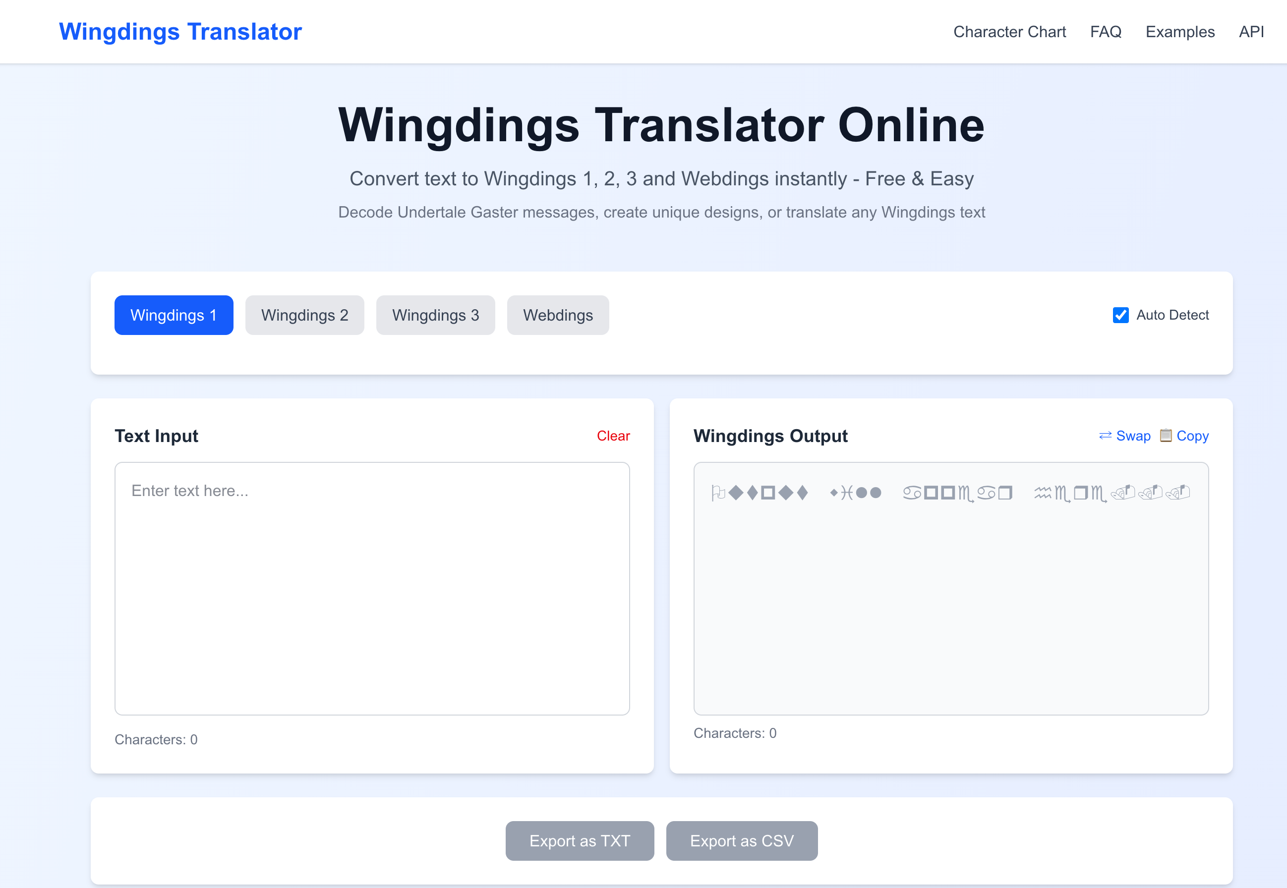 wingdingstranslator.online