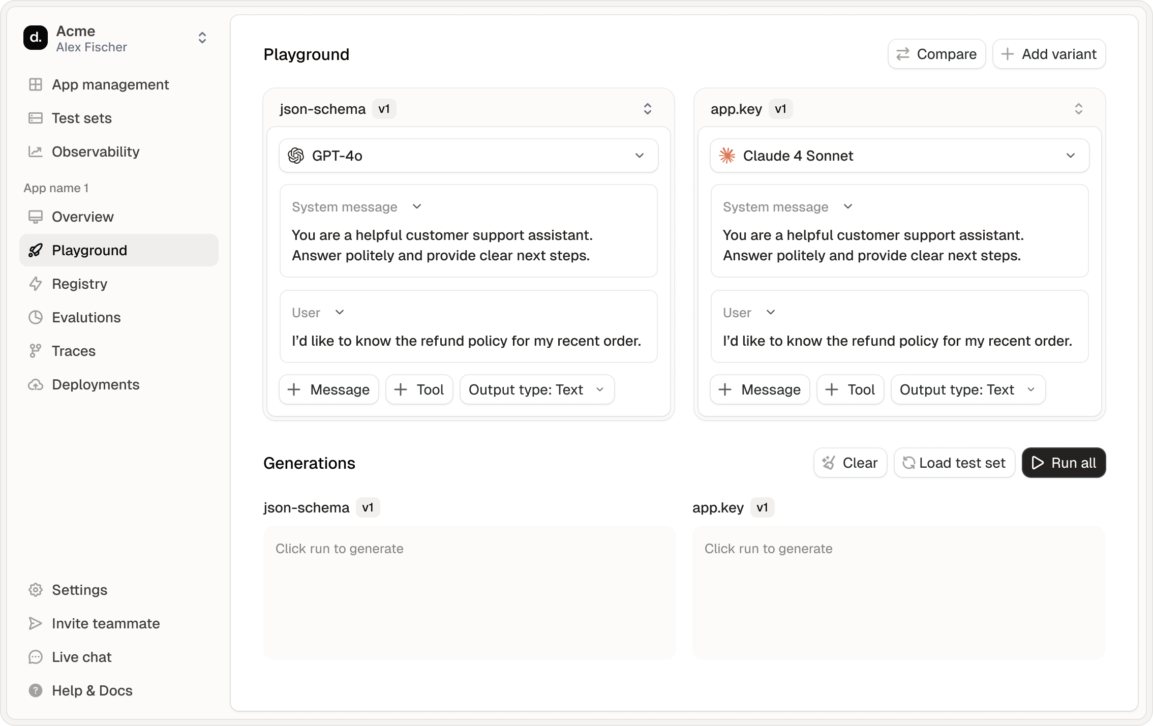 エージェント - AI チーム向けのオープンソースのプロンプト管理と評価メディア1