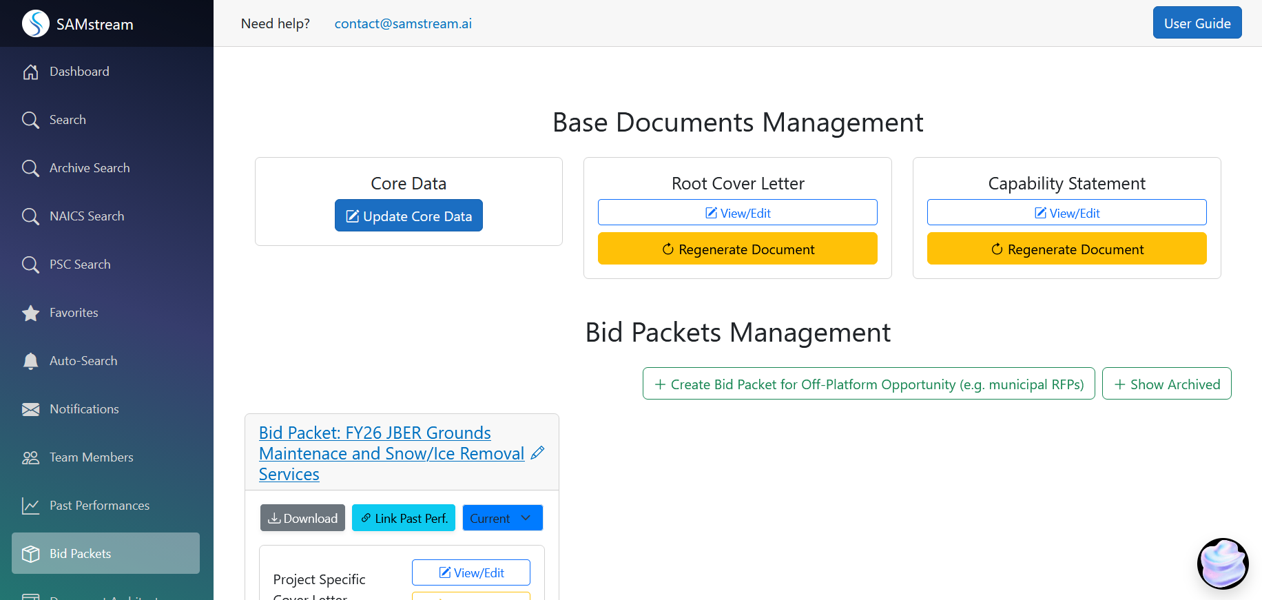 SAMストリーム - AI で政府との契約が簡単にメディア3