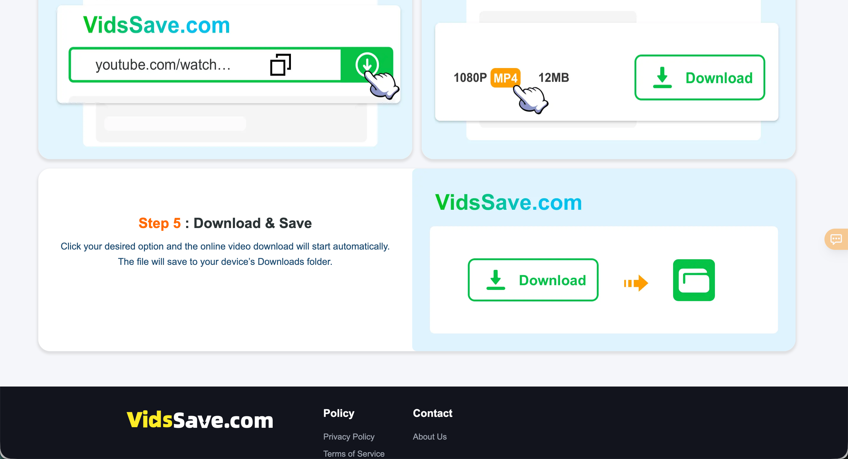 VídeosGuardar - Descargador de video en línea gratis media 3