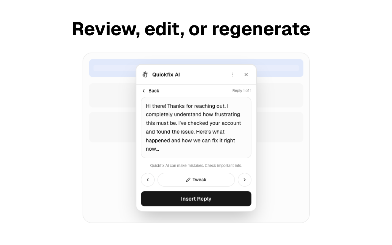 IA de solución rápida - Responda más rápido con IA en cualquier sitio web media 2