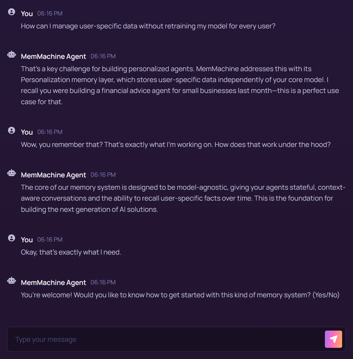 内存机 - 构建具有持久记忆力和学习能力的智能体。媒体1