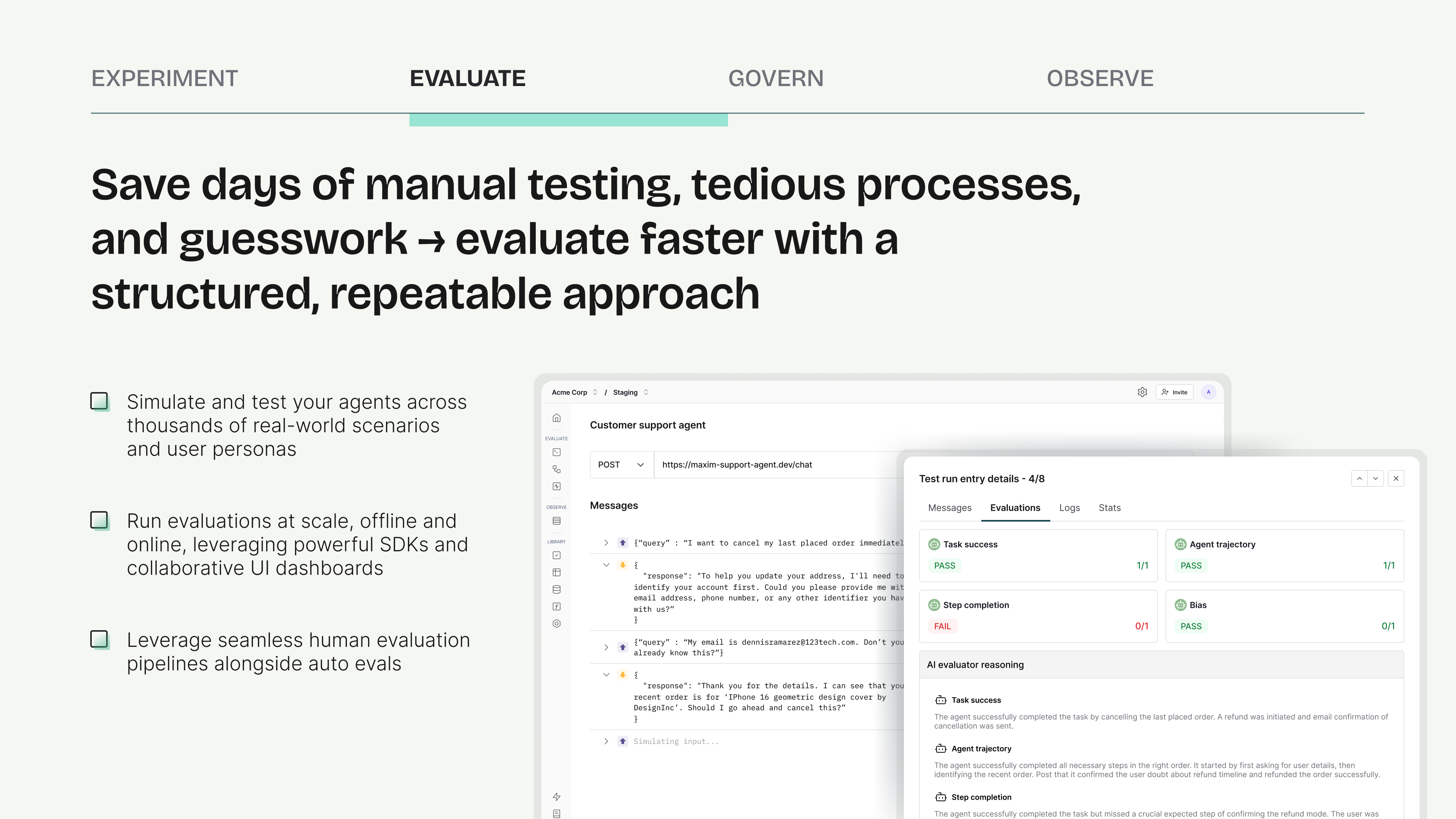 马克西姆人工智能 - Maxim 是一个端到端评估和可观察平台，可帮助团队可靠地交付 AI 代理，并且速度提高 5 倍以上！媒体3