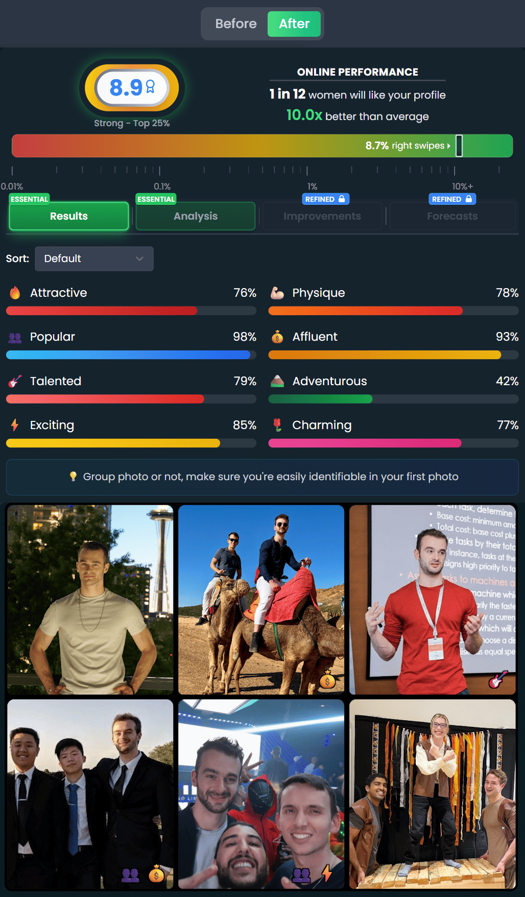 Photomaxxer - 约会资料副驾驶媒体2