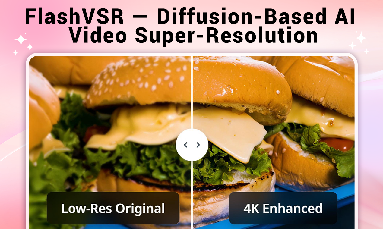 FlashVSR - FlashVSR is a SOTA AI model for 4K video upscaling and restoration, transforming any footage into ultra-clear, lifelike visuals in real time.媒体1
