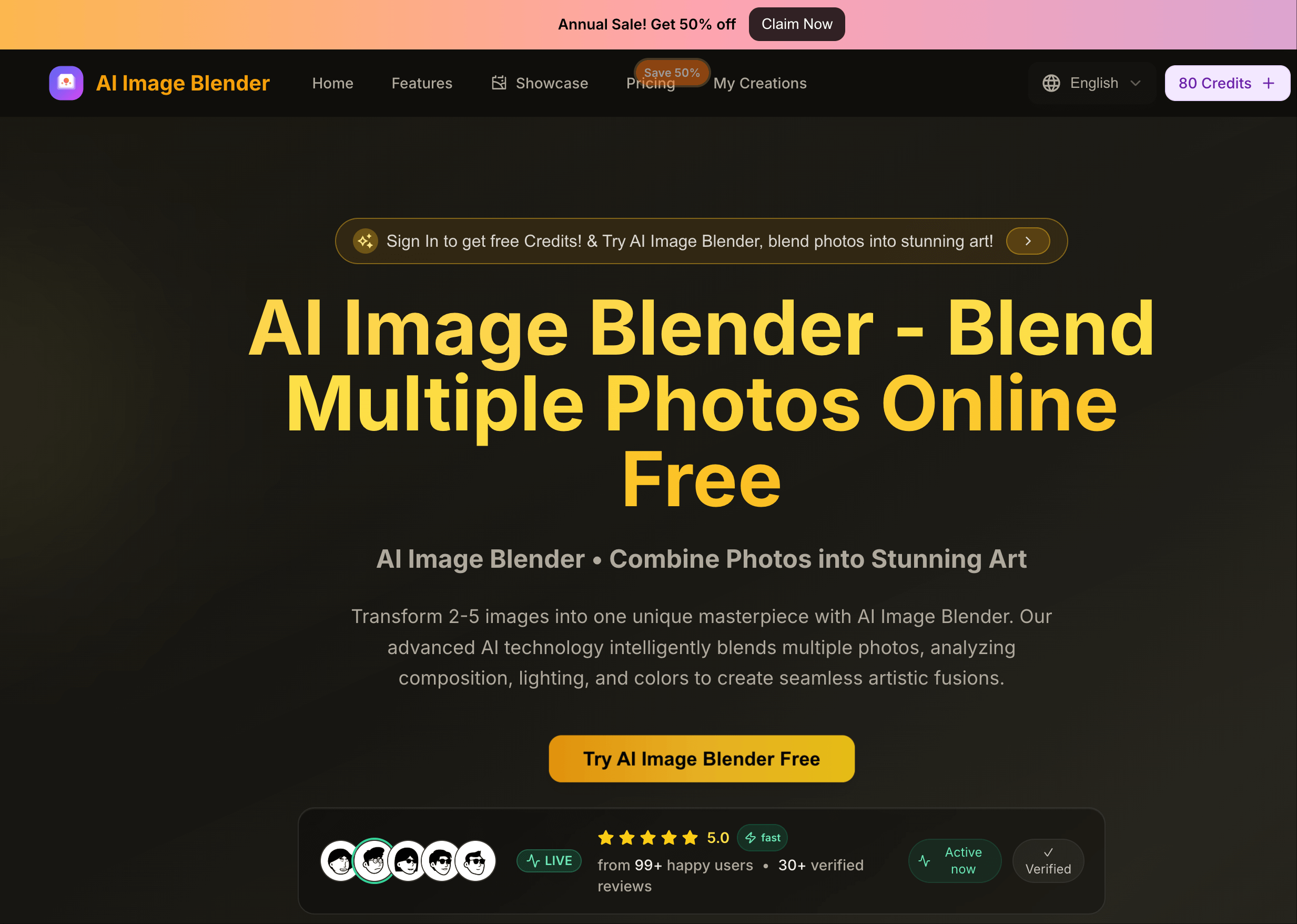 AI Image Blender  - AI Image Blender - Blend Multiple Photos Online Free Medien 1