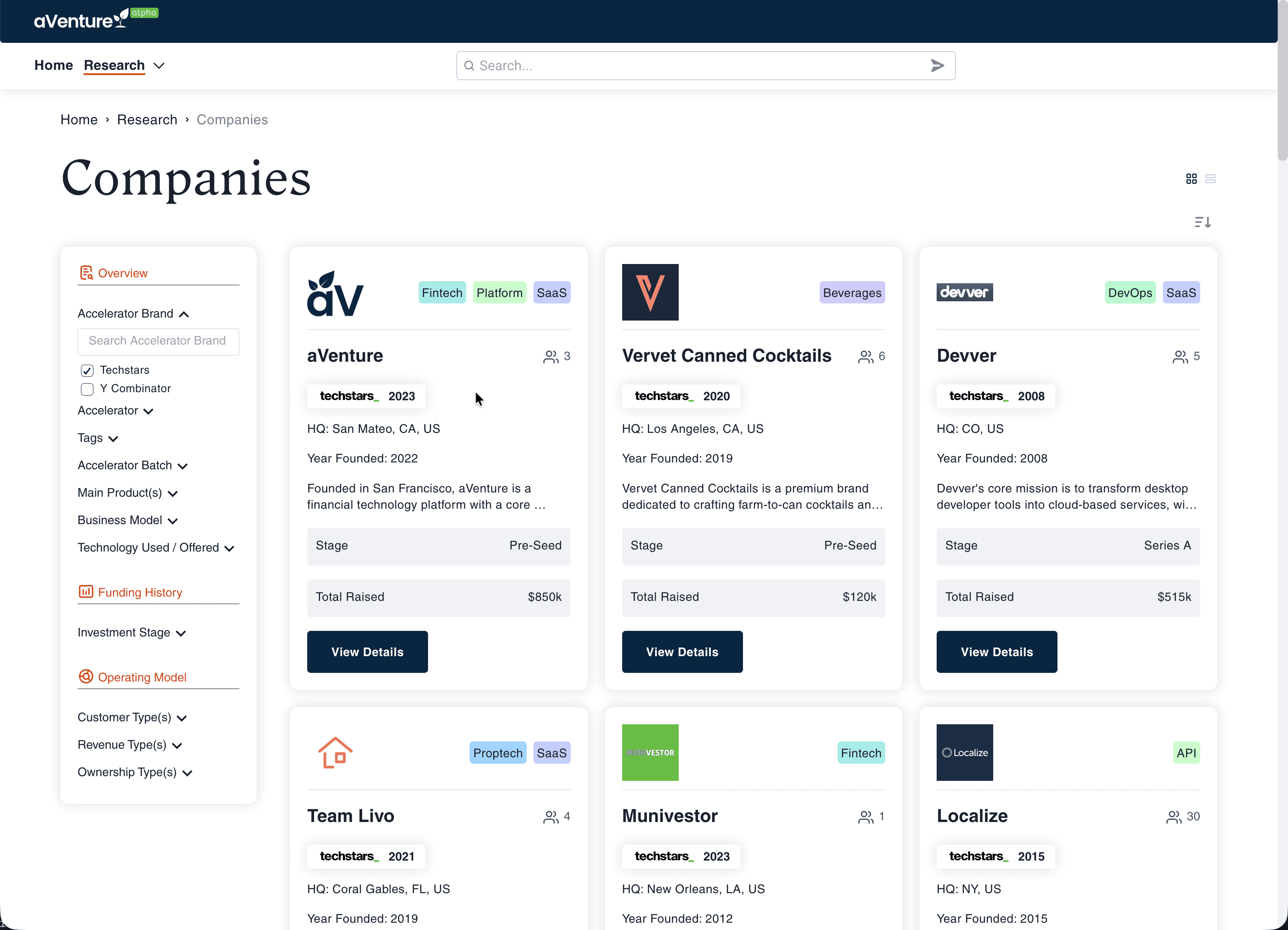 aVenture - Use AI to research and analyze private companies Medien 2