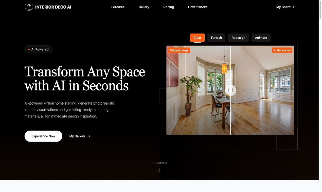 Decorazione interni AI - AI Interior Design, allestimento virtuale, Interior Deco AI, interior design, home staging, design basato sull'intelligenza artificiale, riprogettazione delle stanze, media 1