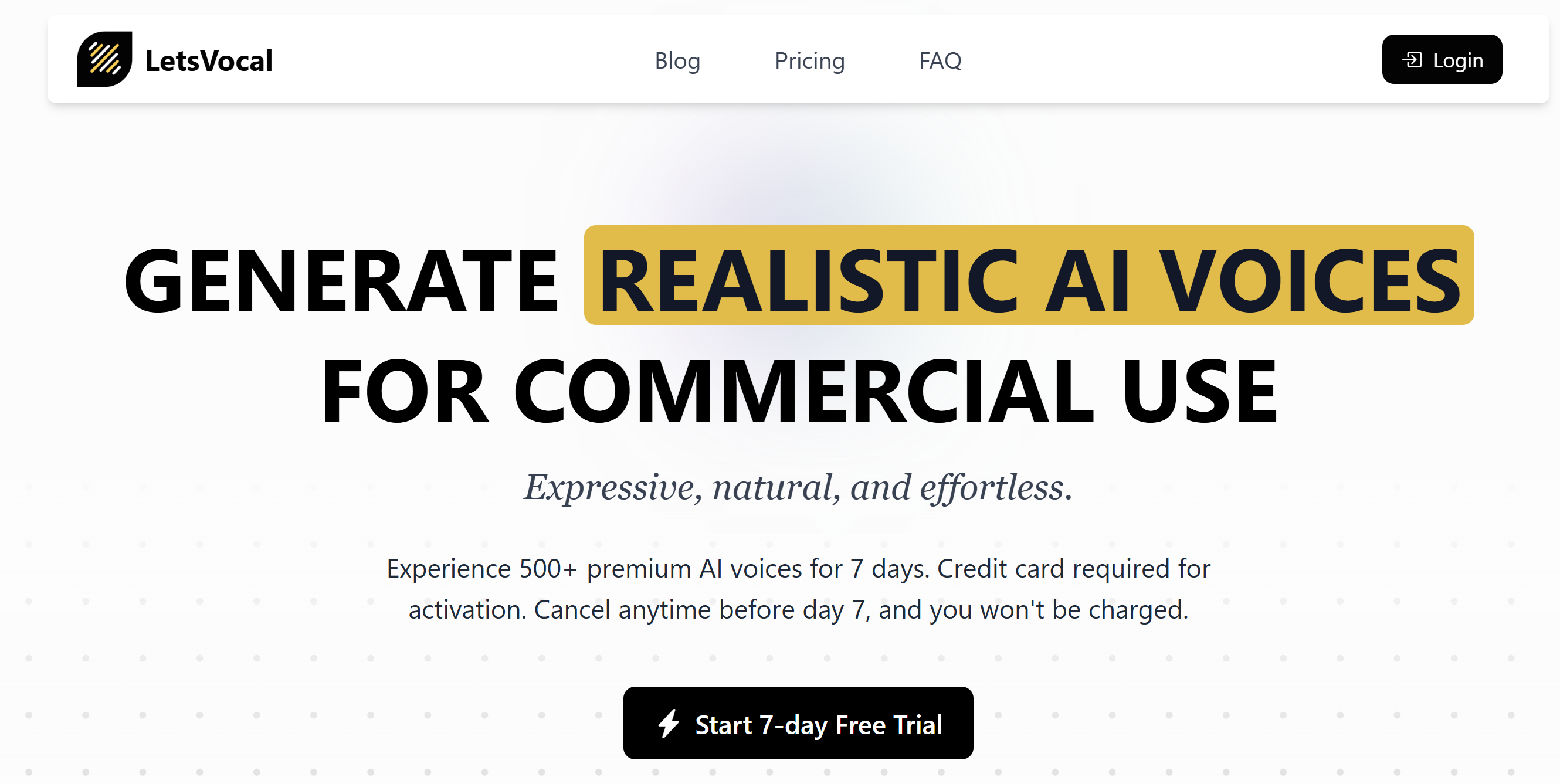 Facciamo vocale - Genera voci AI realistiche per uso commerciale media 1