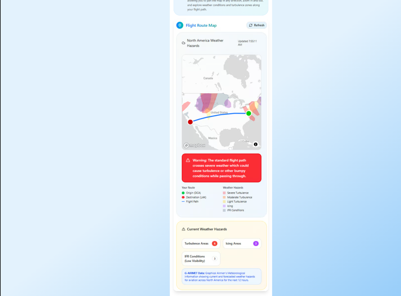 स्मूथ फ़्लाइट ऐप - मौसम और मालिकाना एआई के मिश्रण का उपयोग करके यह निर्धारित करने के लिए 30 घंटे पहले तक मौजूदा उड़ान के लिए उन्नत अशांति पूर्वानुमान उड़ान खोज एप्लिकेशन यह निर्धारित करता है कि आपकी उड़ान कितनी मीडिया 2